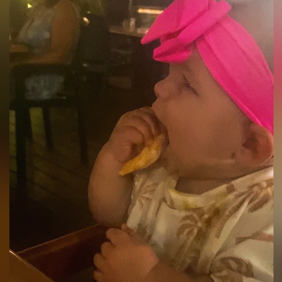 Little Monster Babes Handmade Palm Tree Outfit Size 9-12m - Picture 5 of 5